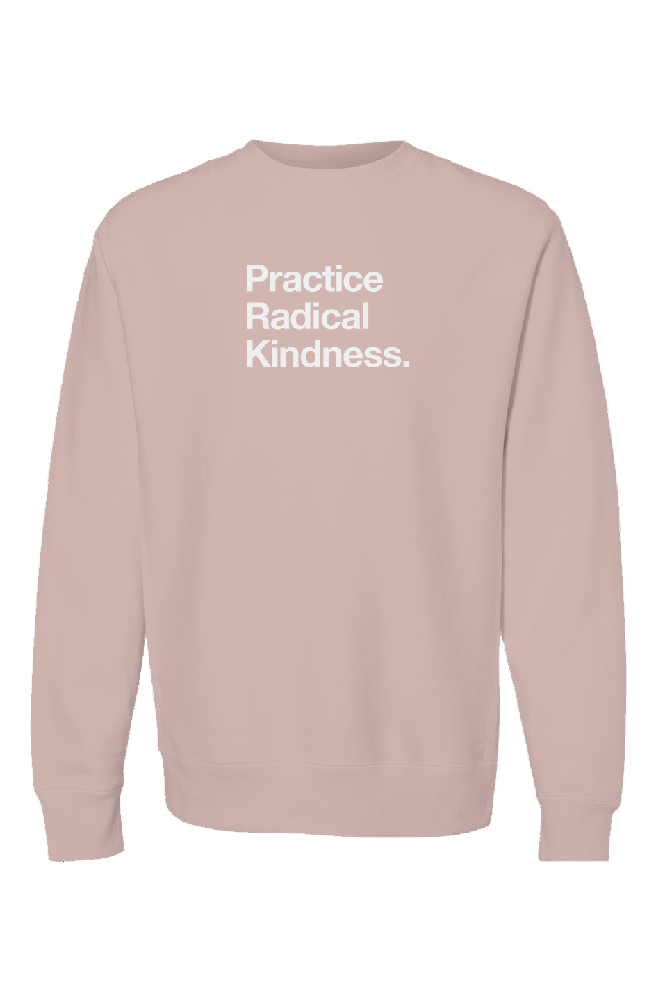 PRACTICE RADICAL KINDNESS Premium Heavyweight Cross Grain Crewneck