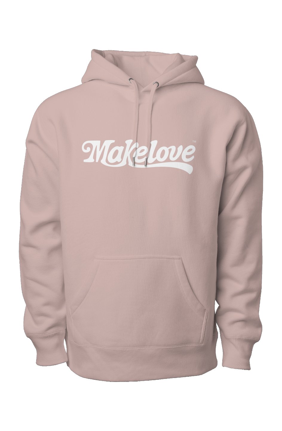 MAKELOVE SCRIPT Premium Heavyweight Cross Grain Hoodie