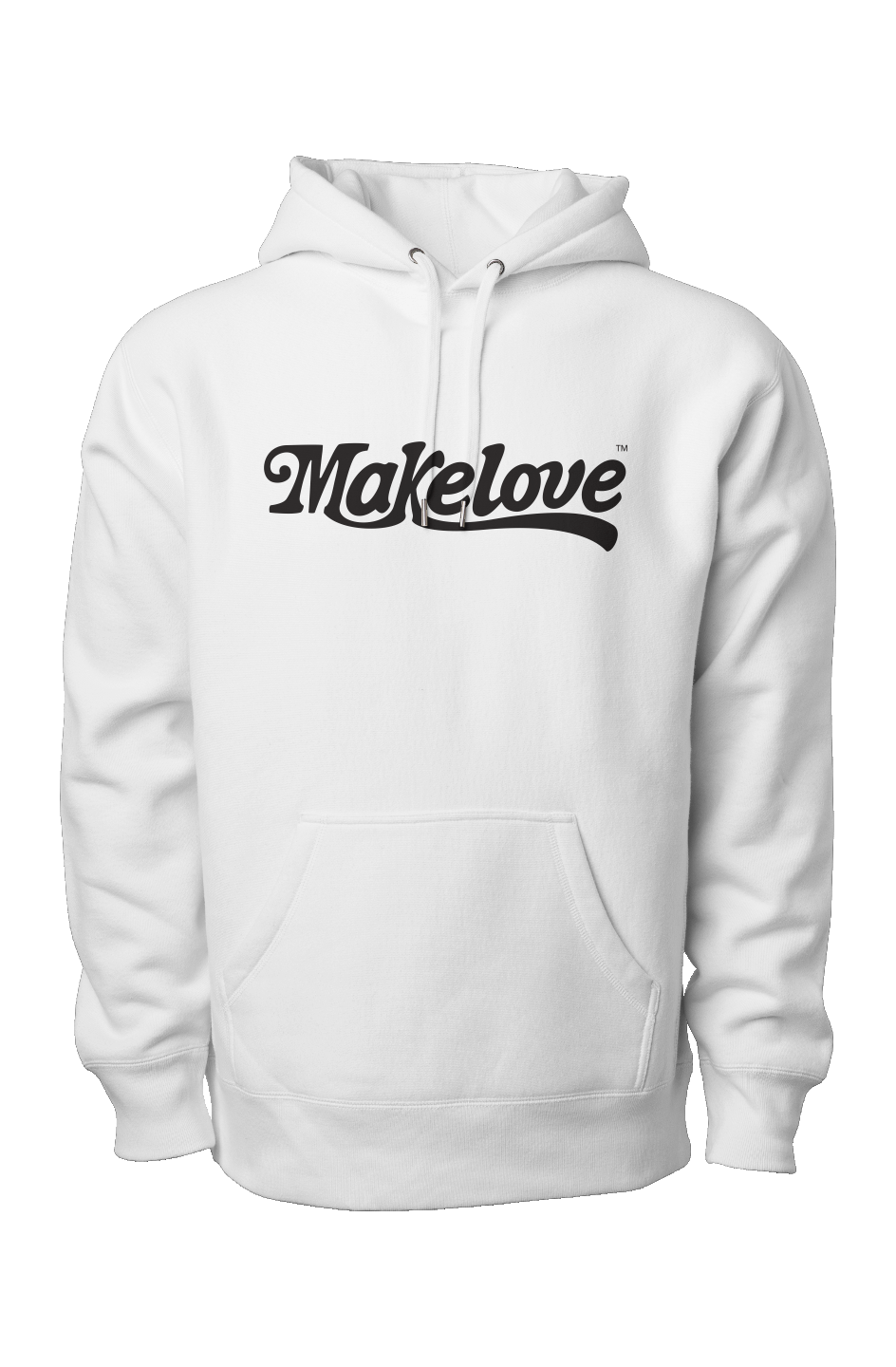 MAKELOVE SCRIPT Premium Heavyweight Cross Grain Hoodie