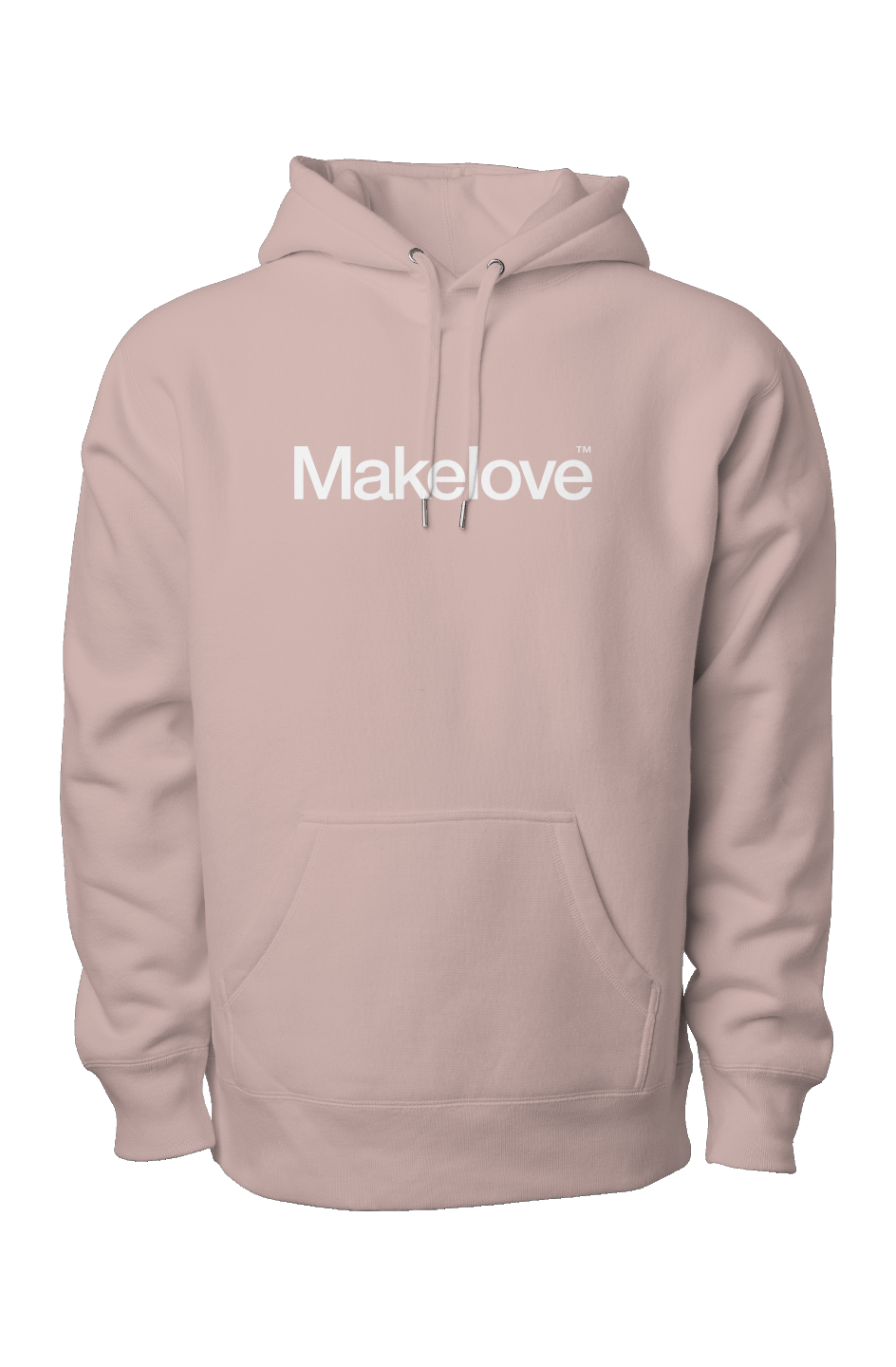 MAKELOVE HELVETICA Premium Heavyweight Cross Grain Hoodie