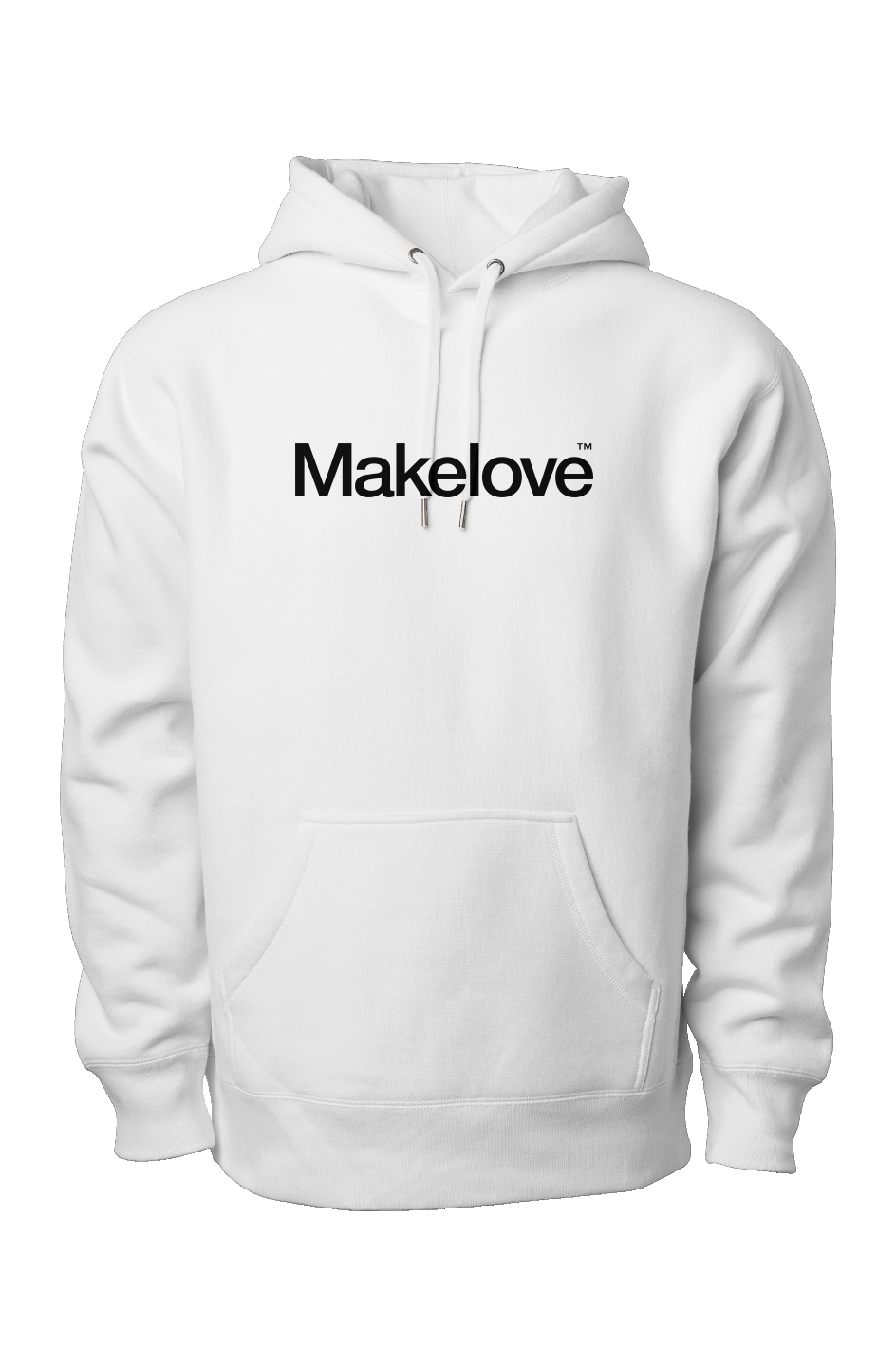 MAKELOVE HELVETICA Premium Heavyweight Cross Grain Hoodie