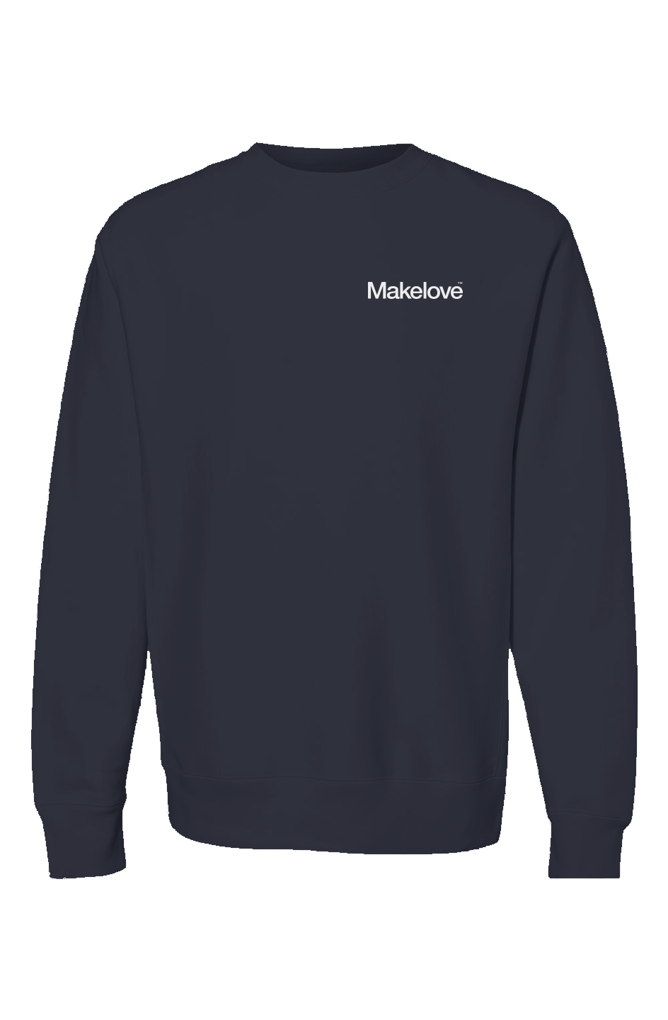 MAKELOVE LEFT CHEST Premium Heavyweight Cross Grain Crewneck
