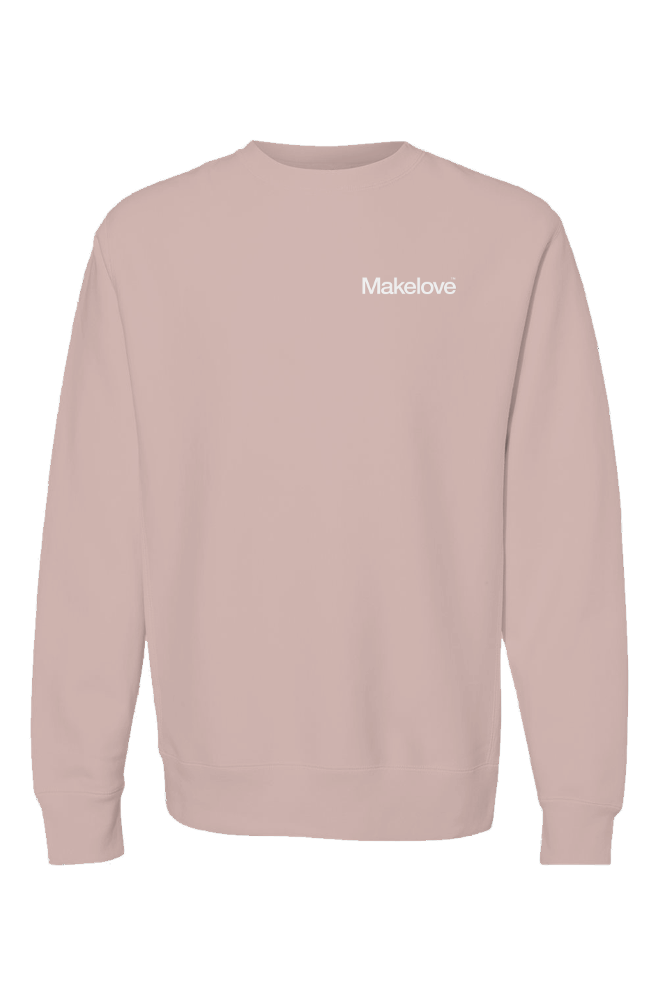 MAKELOVE LEFT CHEST Premium Heavyweight Cross Grain Crewneck