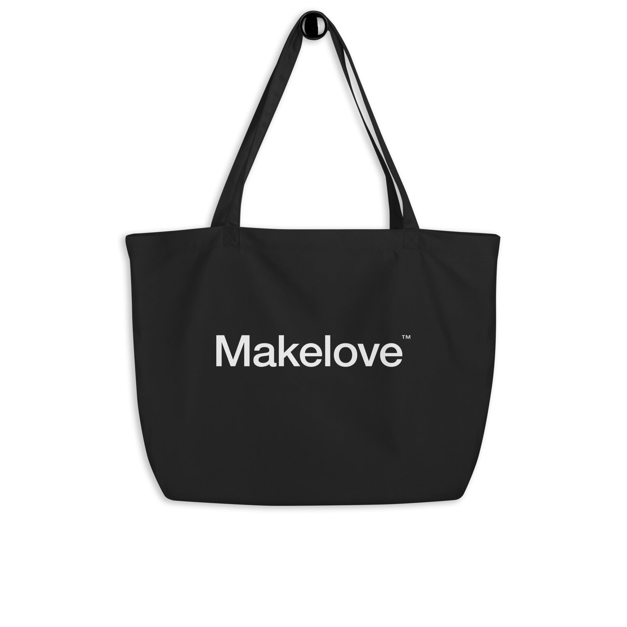 MAKELOVE™ Logo Large Organic Tote Bag