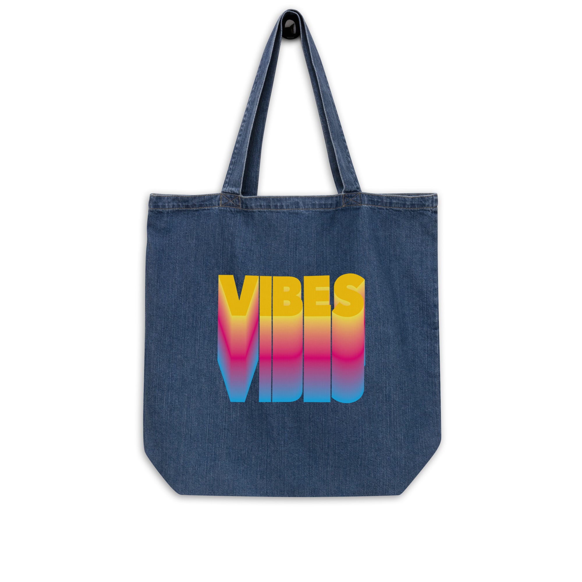 MAKELOVE™ VIBES Organic Denim Tote Bag