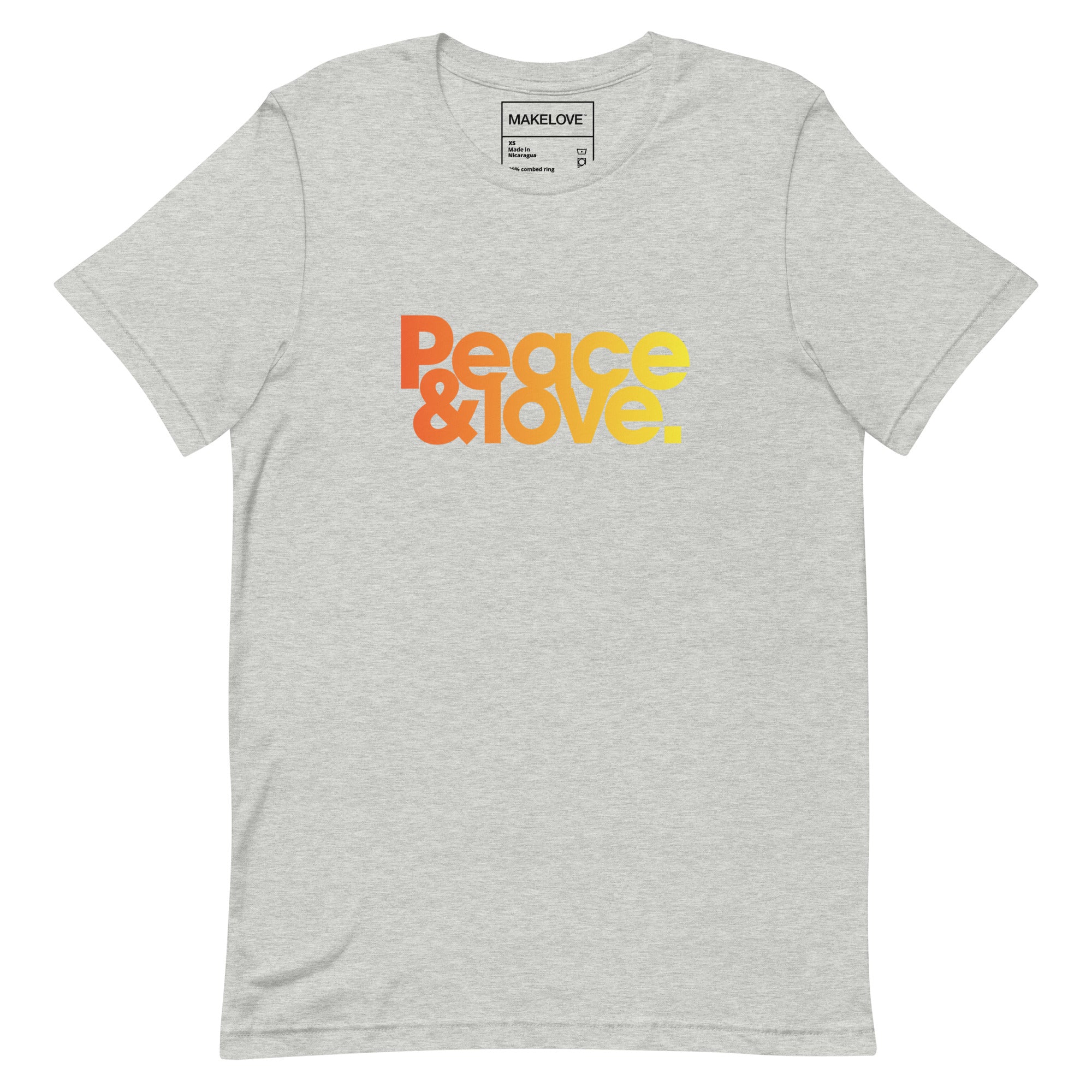 MAKELOVE™ Peace & Love Unisex T-Shirt