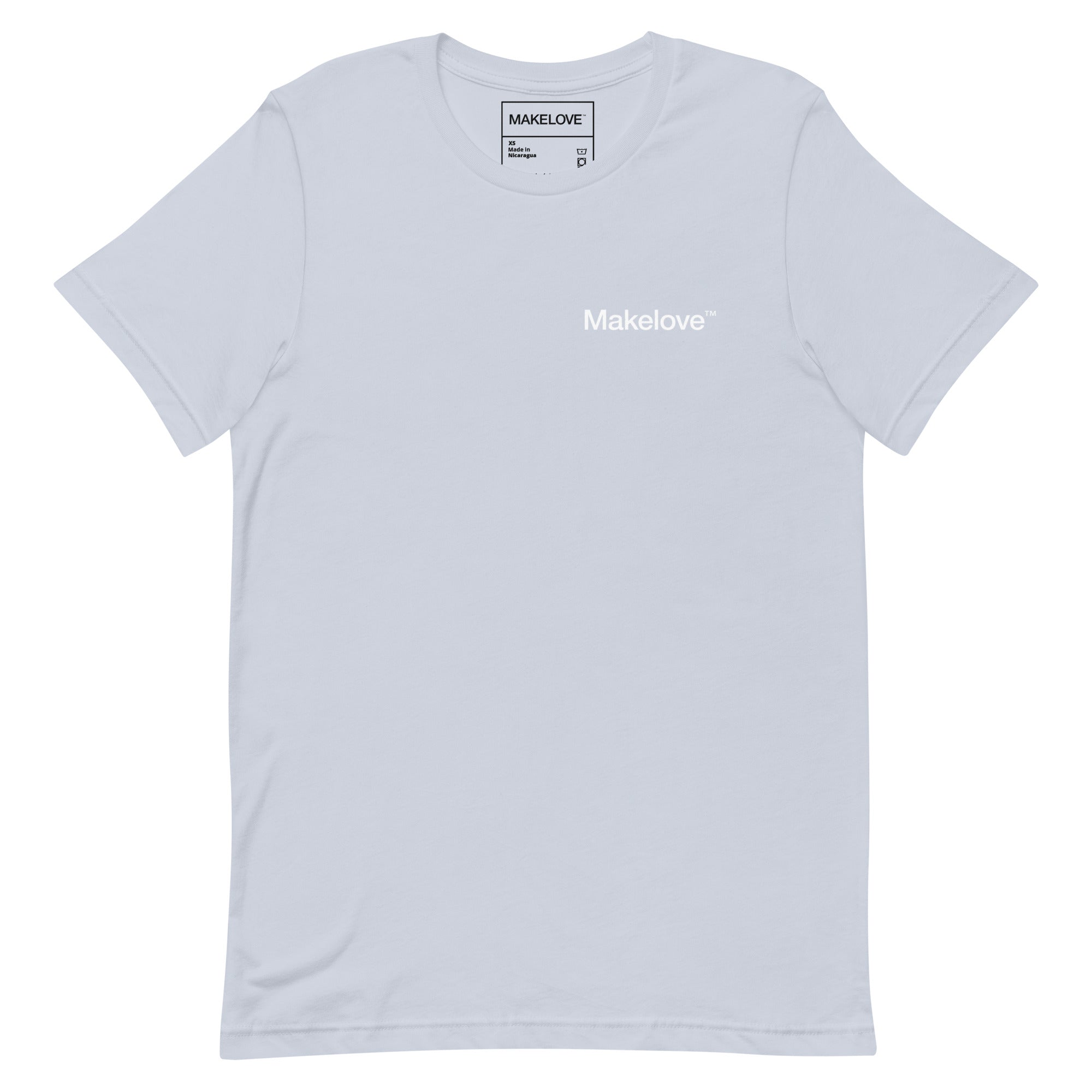 MAKELOVE™ Left Chest Helvetica Logo Unisex T-Shirt