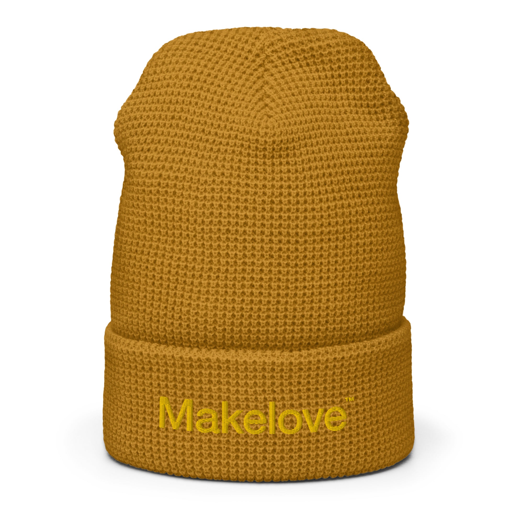 Makelove™ Helvetica Logo Waffle Beanie