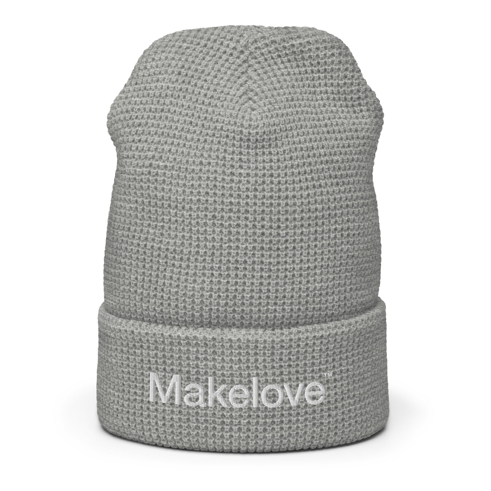 Makelove™ Helvetica Logo Waffle Beanie