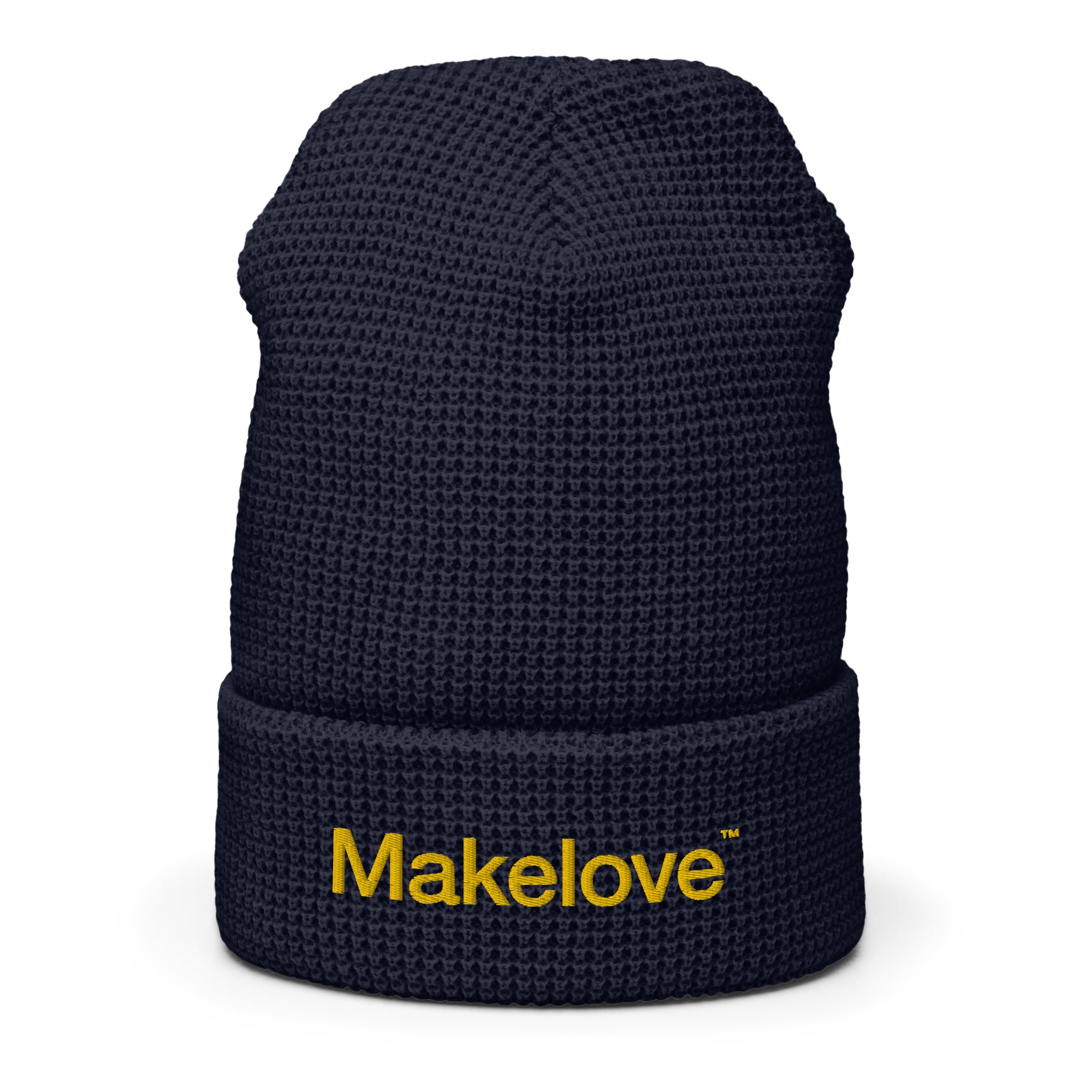 Makelove™ Helvetica Logo Waffle Beanie