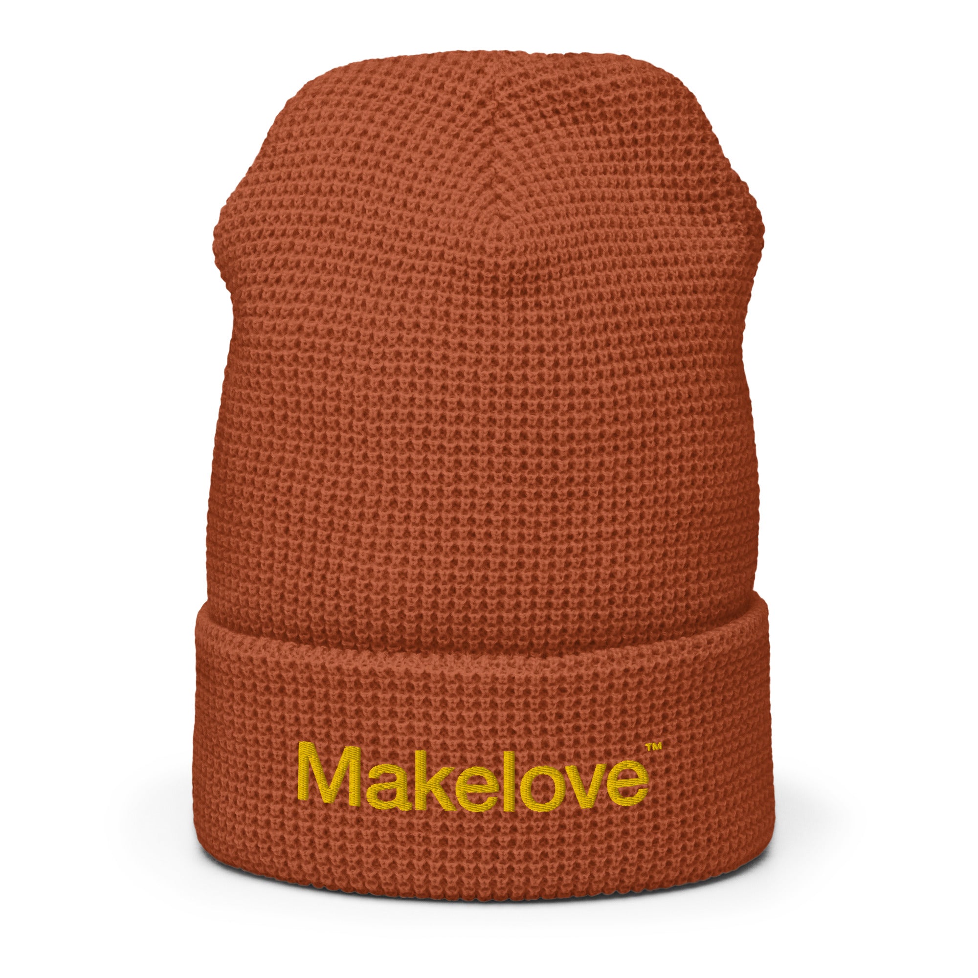 Makelove™ Helvetica Logo Waffle Beanie