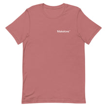 Load image into Gallery viewer, MAKELOVE™ Left Chest Helvetica Logo Short-Sleeve Unisex T-Shirt
