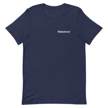 Load image into Gallery viewer, MAKELOVE™ Left Chest Helvetica Logo Short-Sleeve Unisex T-Shirt
