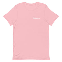 Load image into Gallery viewer, MAKELOVE™ Left Chest Helvetica Logo Short-Sleeve Unisex T-Shirt
